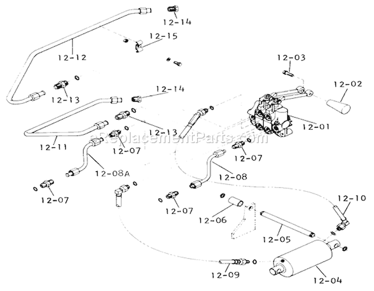 Page K Diagram and Parts List for 1-0611 1974 Toro Lawn Tractor