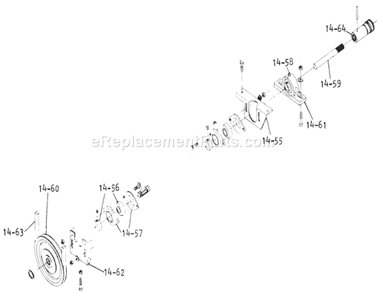 Page N Diagram and Parts List for 1-0611 1974 Toro Lawn Tractor