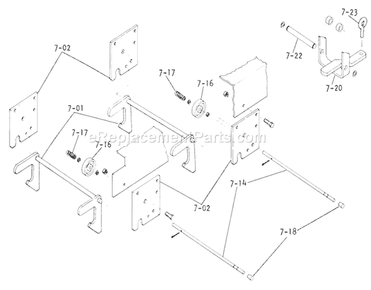 Page I Diagram and Parts List for 1-0611 1974 Toro Lawn Tractor