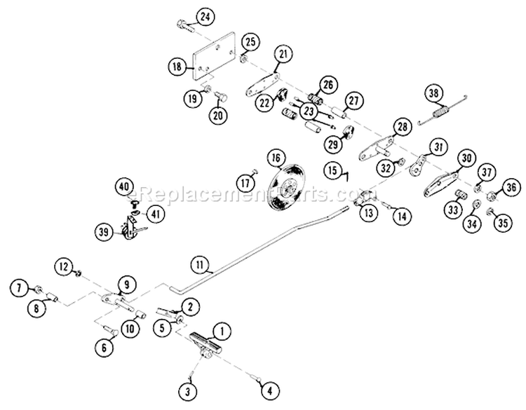 Page A Diagram and Parts List for 1-0720 1977 Toro Lawn Tractor