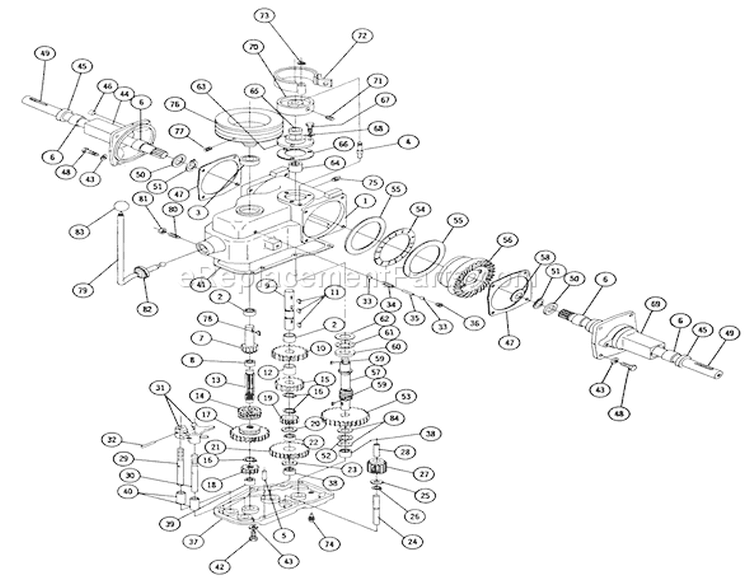 Page A Diagram and Parts List for 1-4741 1969 Toro Lawn Tractor