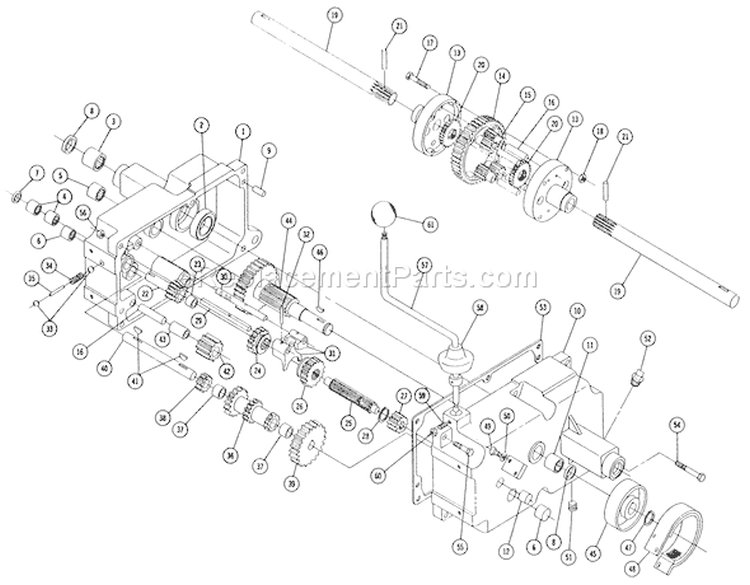 Page A Diagram and Parts List for 1-4831 1968 Toro Lawn Tractor