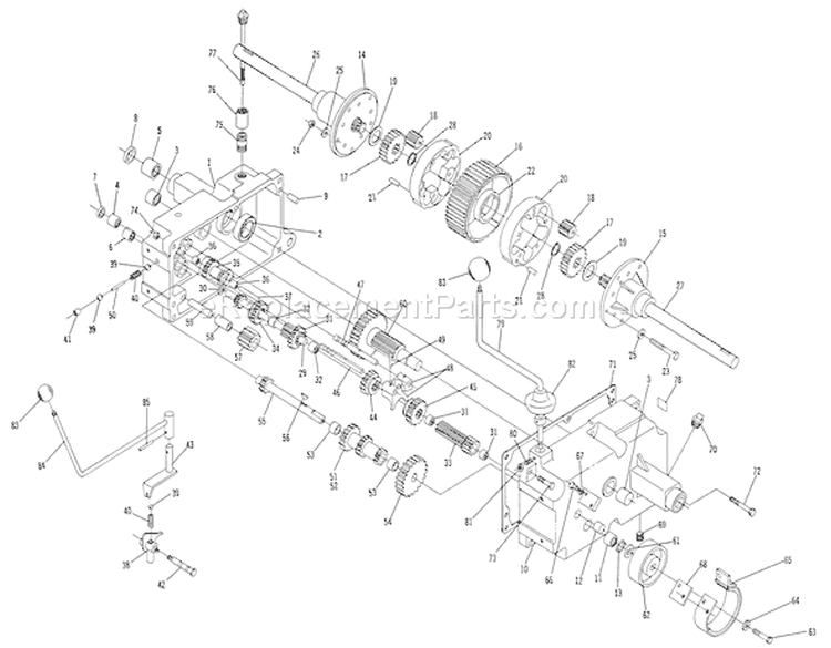 Page A Diagram and Parts List for 1-6051 1970 Toro Lawn Tractor
