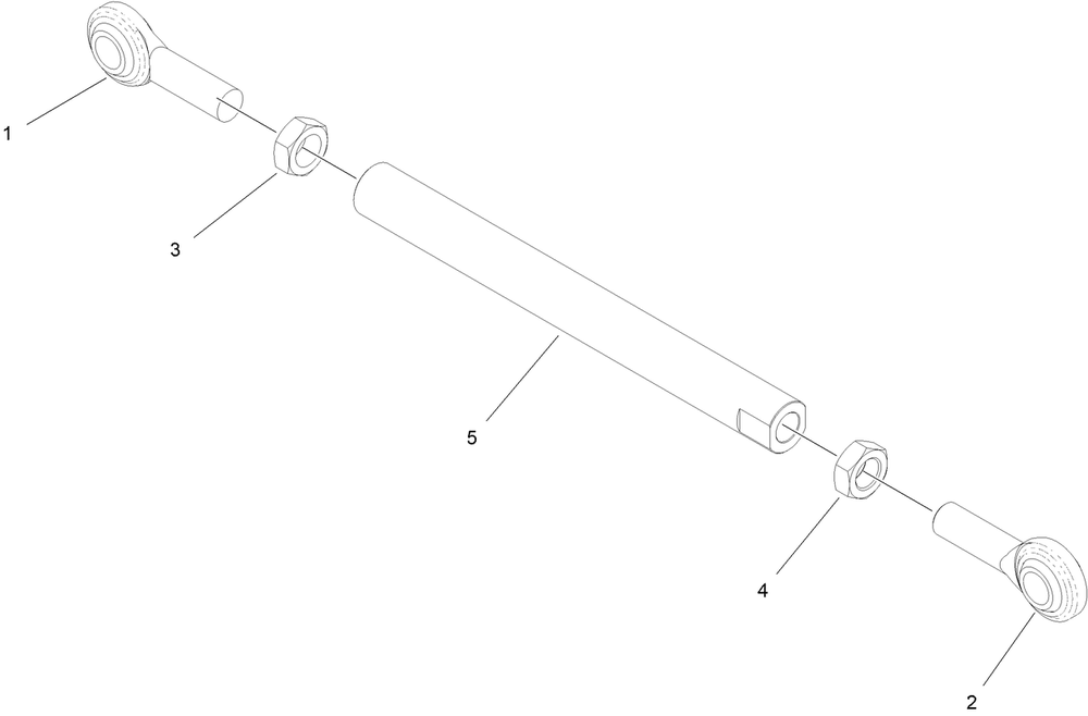 Hoc Link Assembly No. 130-6615 Diagram and Parts List for 72504TE 412200000 - 414299999 Toro Lawn Mower
