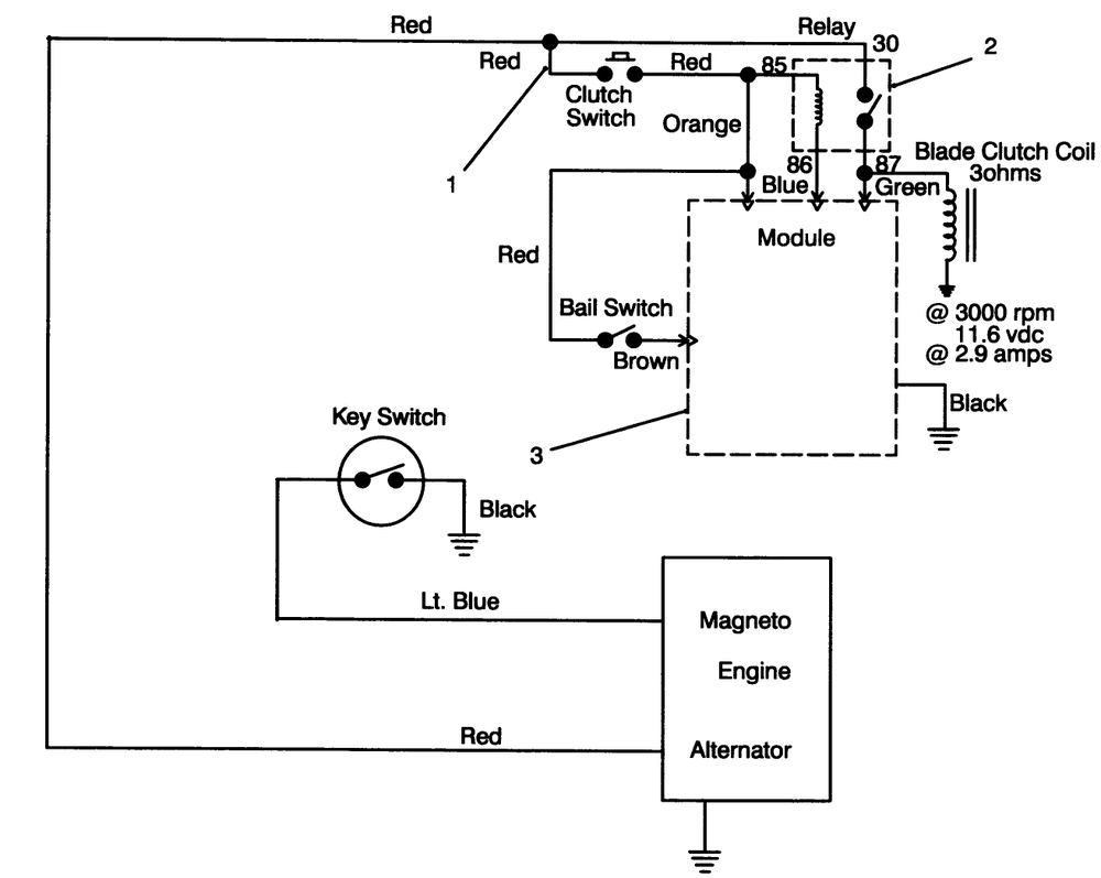 Electric Schematic Diagram and Parts List for 30176 590001 - 599999 Toro Lawn Tractor Accessories