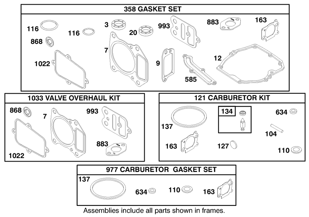 Engine Gts 200 Diagram and Parts List for 20824 8900001 - 8999999 Toro Lawn Mower