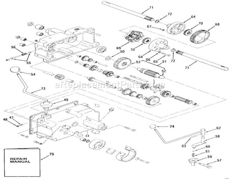 Page L Diagram and Parts List for 11-10K801 1983 Toro Lawn Tractor