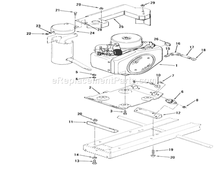 Page S Diagram and Parts List for 11-10K801 1983 Toro Lawn Tractor