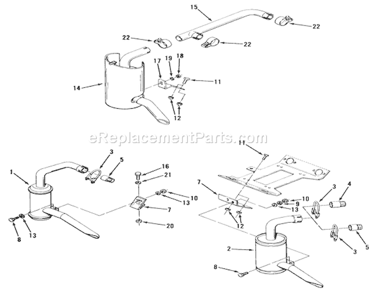 Head And Tail Lights Diagram and Parts List for 11-10K801 1983 Toro Lawn Tractor
