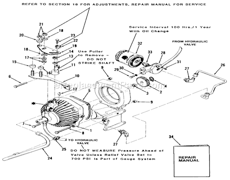 Page A Diagram and Parts List for 11-17KE01 1984 Toro Lawn Tractor