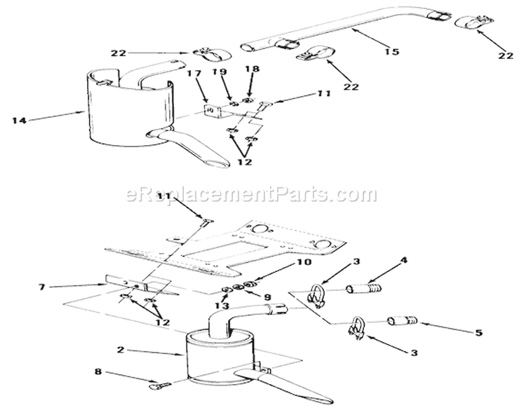 Page E Diagram and Parts List for 11-17KE01 1984 Toro Lawn Tractor