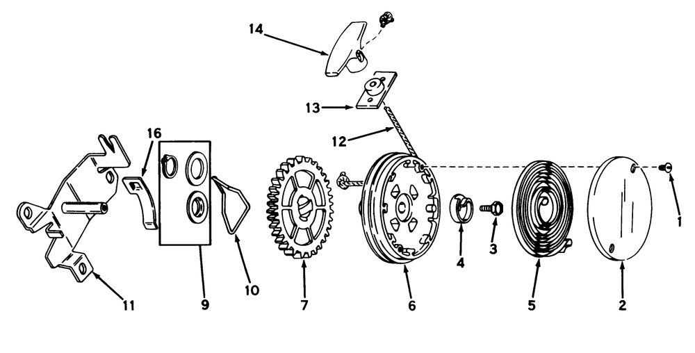 Starter No. 590450a Diagram and Parts List for 20788 1000001 - 1999999 Toro Lawn Mower