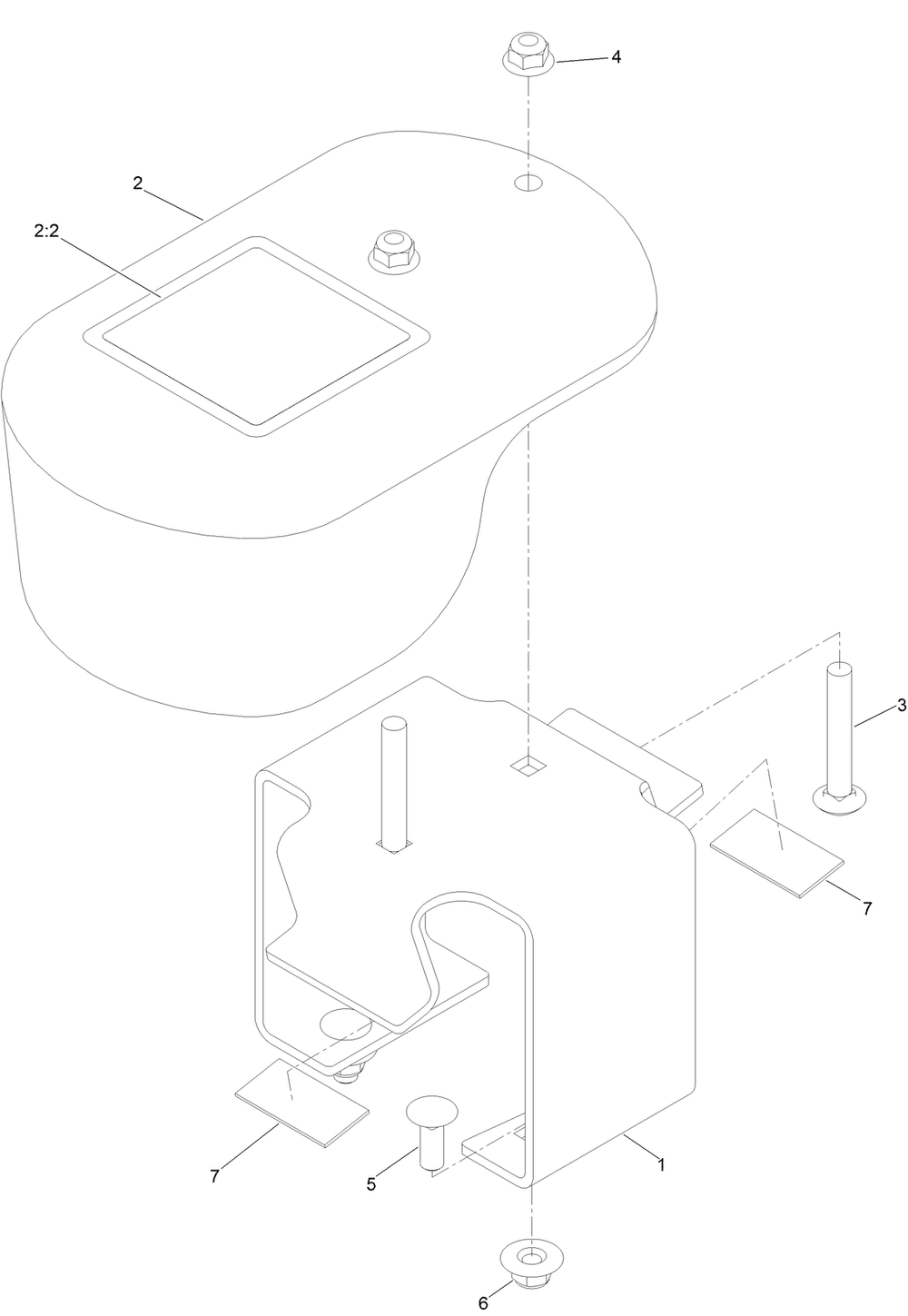 Lh Weight Assembly Diagram and Parts List for 78489 400000000 - 999999999 Toro Lawn Tractor