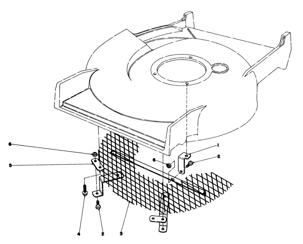 Leaf Shredder Kit No. 59105 (Optional) Diagram and Parts List for 20775 1000001 - 1999999 Toro Lawn Mower