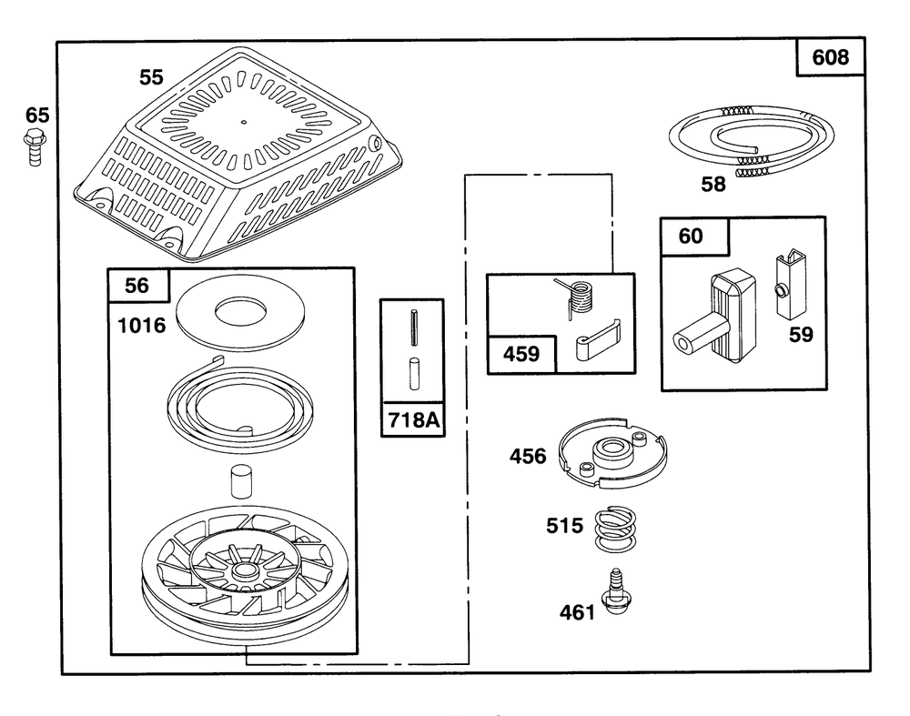 Engine Gts-150 Diagram and Parts List for 20928BC 59000001 - 59999999 Toro Lawn Mower
