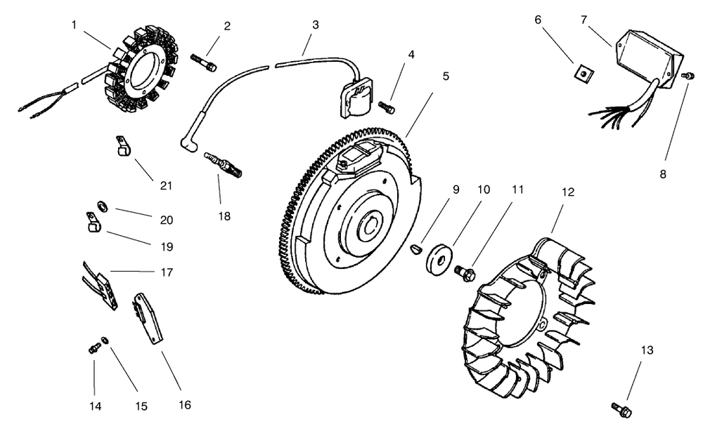 Group 5-Ignition/Electrical Diagram and Parts List for 22305 991008 - 999999 Toro Lawn Tractor Accessories