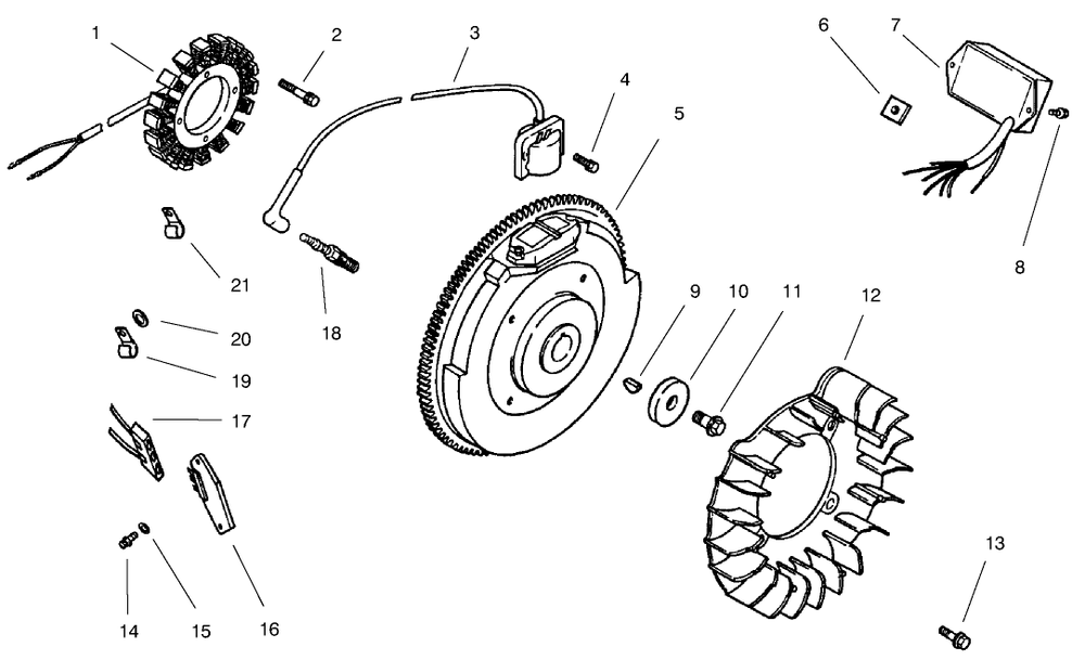 Group 5-Ignition/Electrical Diagram and Parts List for 22304 890001 - 899999 Toro Lawn Tractor Accessories