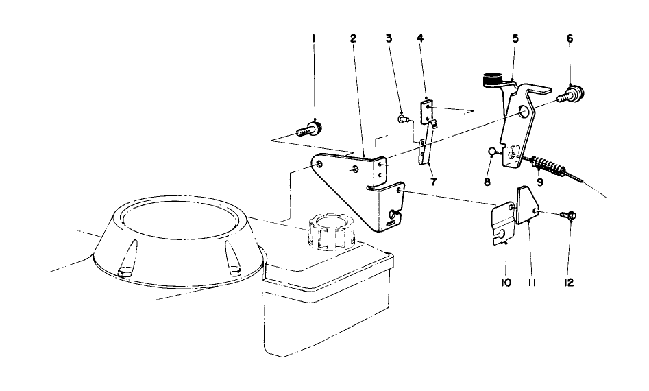 Brake Assembly Diagram and Parts List for 16785 9000001 - 9999999 Toro Lawn Mower