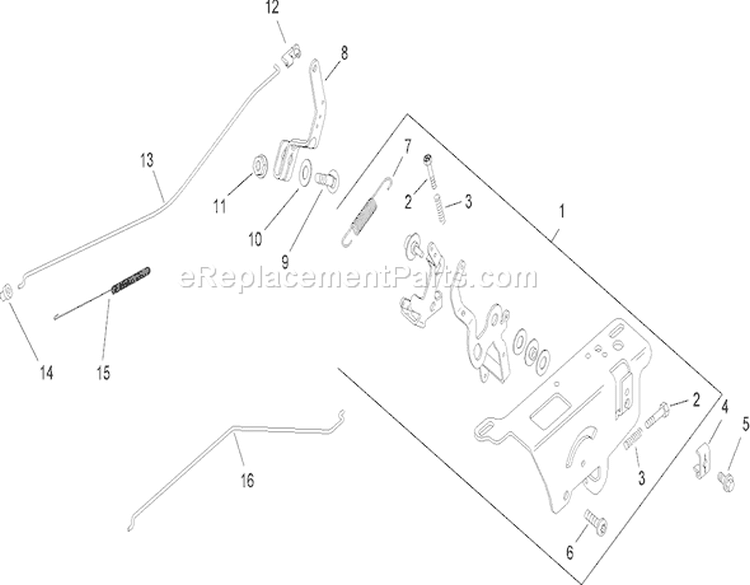 Single Speed Transmission Assembly No 112-0368 Diagram and Parts List for 13AX60RH744  Toro Lawn Tractor