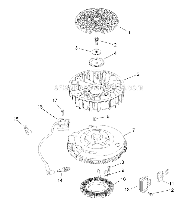 Ignition  Electrical Assembly Kohler Sv600-0018 Diagram and Parts List for 13AX60RH744  Toro Lawn Tractor
