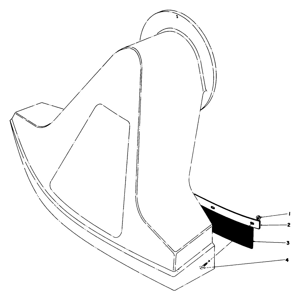Flap Kit (Model 59086) Diagram and Parts List for 62923 8000001 - 8999999 Toro Leaf Blower / Vacuum