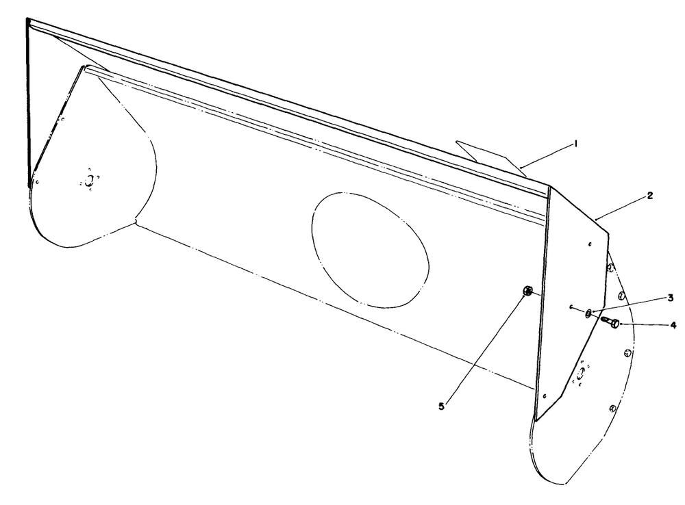 44" Auger Extension Kit Model No. 62-5780 (Optional) Diagram and Parts List for 30718 2000001 - 2999999 Toro Lawn Tractor