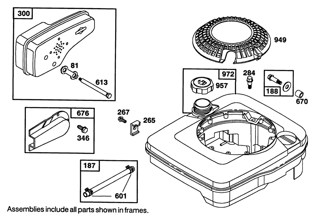 Engine Briggs & Stratton Model 122702-3171-O1 Diagram and Parts List for 16401 39000001 - 39999999 Toro Lawn Mower