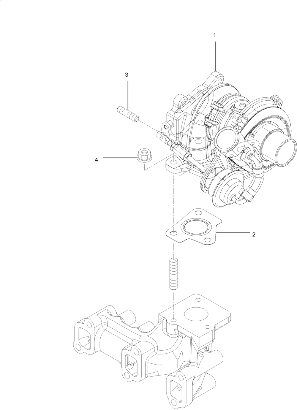 Turbine Assembly Diagram and Parts List for 72144 413000000 - 999999999 Toro Lawn Tractor