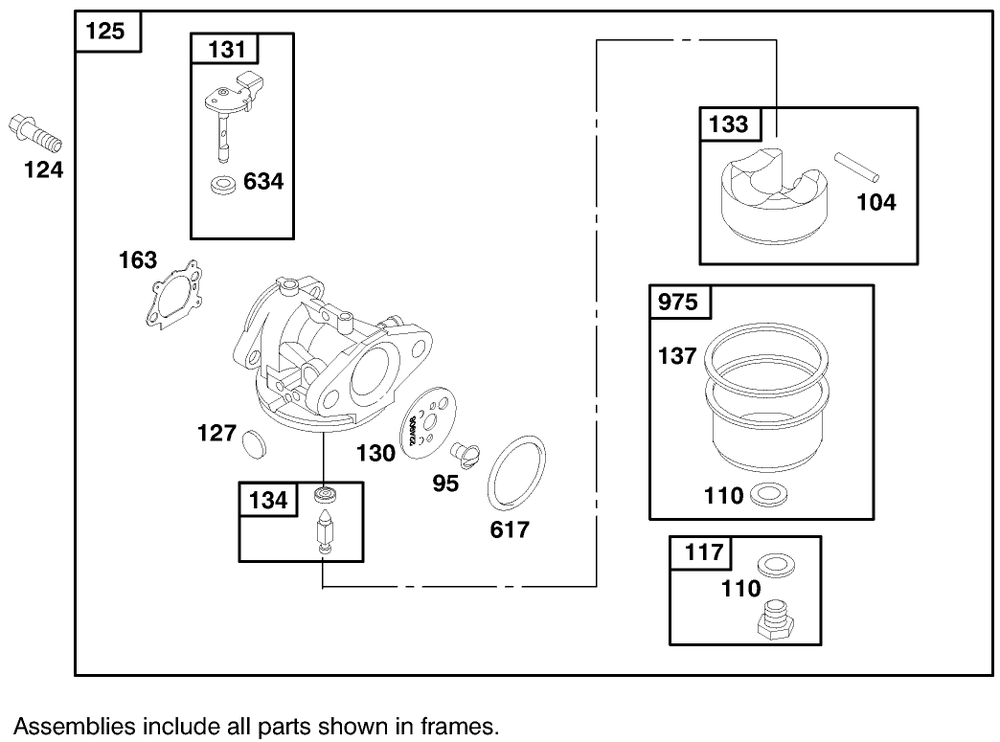 Engine Briggs & Stratton Model 12h802-1758-E1 Diagram and Parts List for 20493 8900001 - 8999999 Toro Lawn Mower