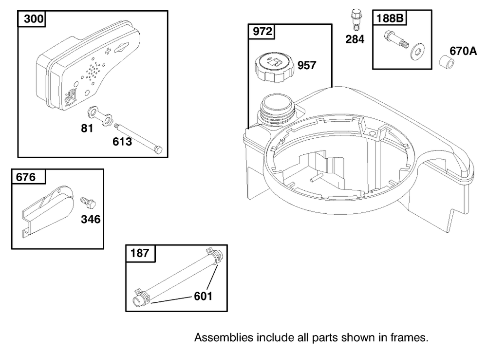 Engine Briggs & Stratton Model 12f802-1767-E1 Diagram and Parts List for 20808 8900001 - 8999999 Toro Lawn Mower