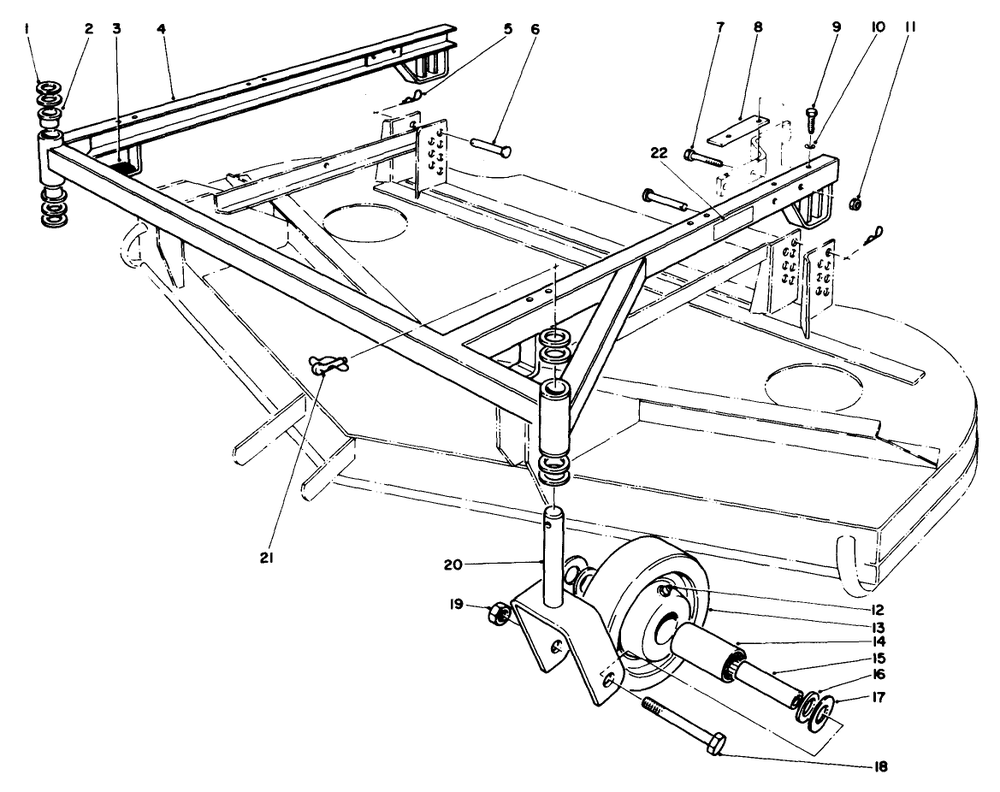 Cutting Unit Model No. 30768 (Continued) Diagram and Parts List for 30718 2000001 - 2999999 Toro Lawn Tractor