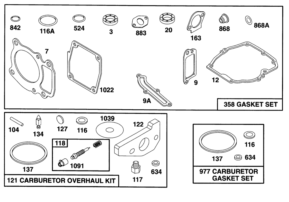 Engine Gts 150 Diagram and Parts List for 22145 5900001 - 5999999 Toro Lawn Mower