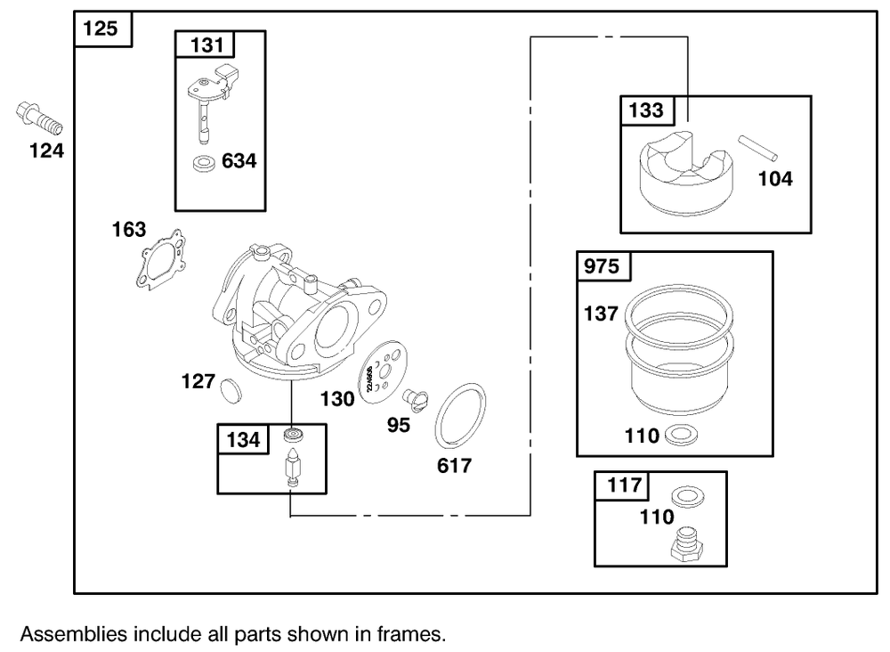 Engine Briggs & Stratton Model 12f802-1767-E1 Diagram and Parts List for 20914 9900001 - 9999999 Toro Lawn Mower
