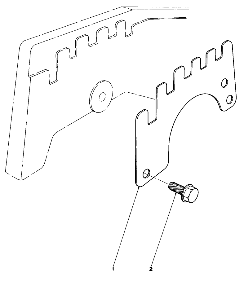 Wear Plate Kit No. 44-5530 (Optional) Diagram and Parts List for 20775 2000001 - 2999999 Toro Lawn Mower