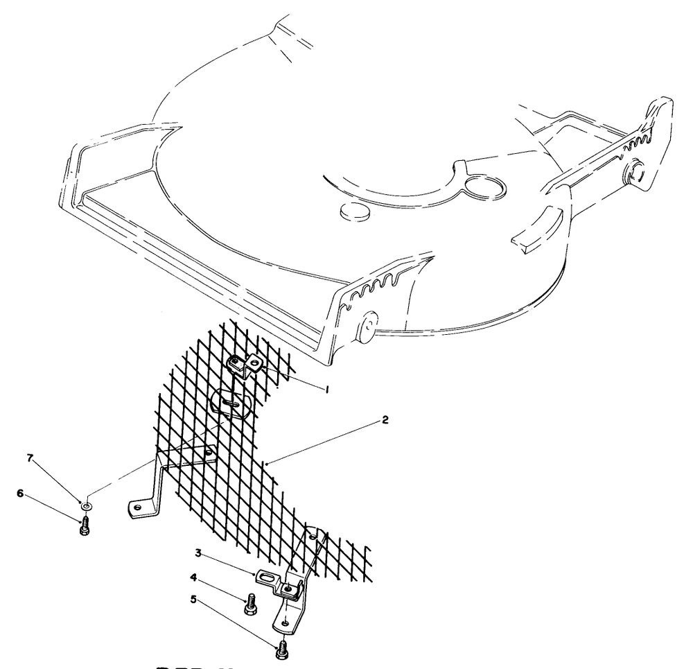 Leaf Shredder Kit Model No. 59157 (Optional) Diagram and Parts List for 20581 3000001 - 3999999 Toro Lawn Mower