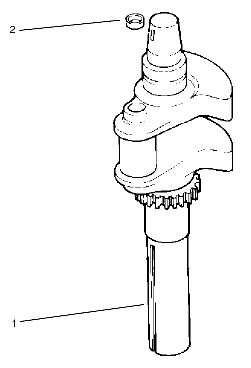 Crankshaft Diagram and Parts List for 72110 6900001 - 6999999 Toro Lawn Tractor