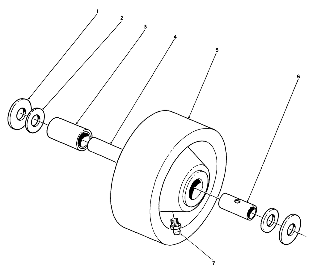 Phenolic Wheel Assembly No. 27-1050 (Optional) Diagram and Parts List for 30798 0000001 - 0999999 Toro Lawn Tractor