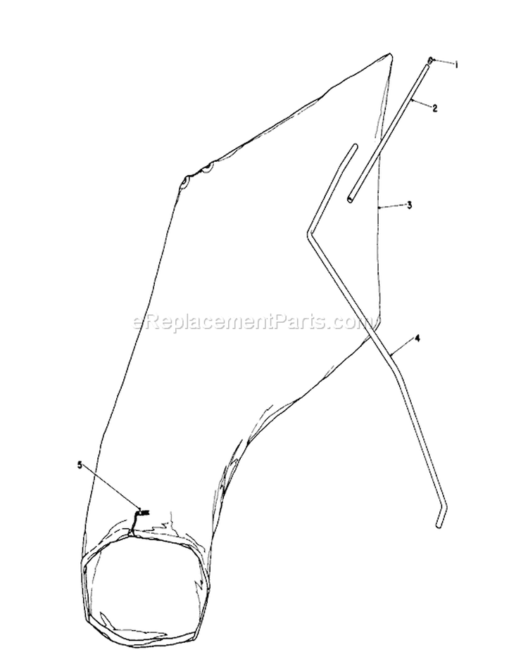 Giant Bagging Kit No. 29-9750 Diagram and Parts List for 16202C 8000001-8999999 - 1988 Toro Lawn Mower