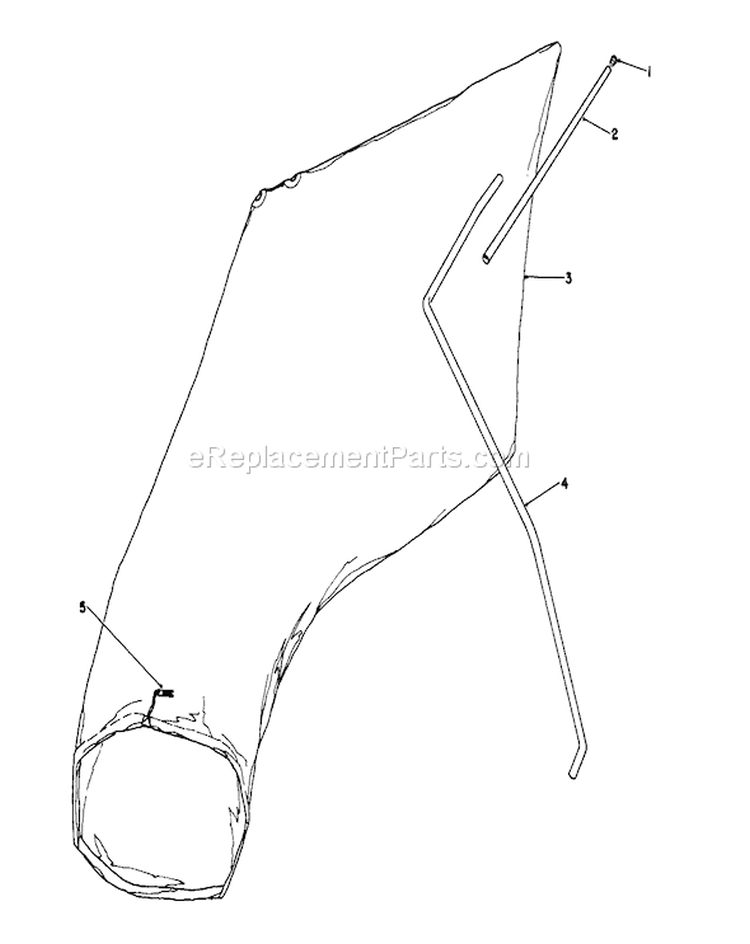 Giant Bagging Kit No. 29-9750 Diagram and Parts List for 16212CG 9000001-9999999 - 1989 Toro Lawn Mower