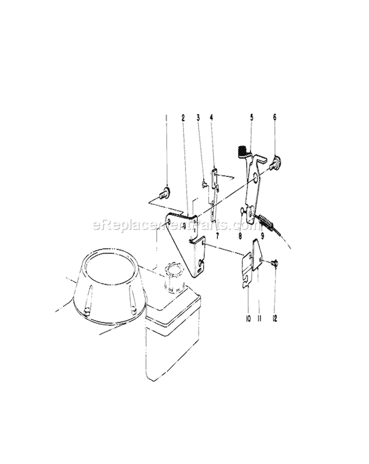 Brake Assembly Diagram and Parts List for 16212C 9000001-9999999 - 1989 Toro Lawn Mower