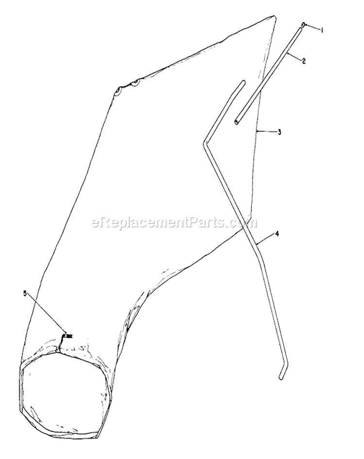 Giant Bagging Kit No. 29-9750 Diagram and Parts List for 16212C 9000001-9999999 - 1989 Toro Lawn Mower
