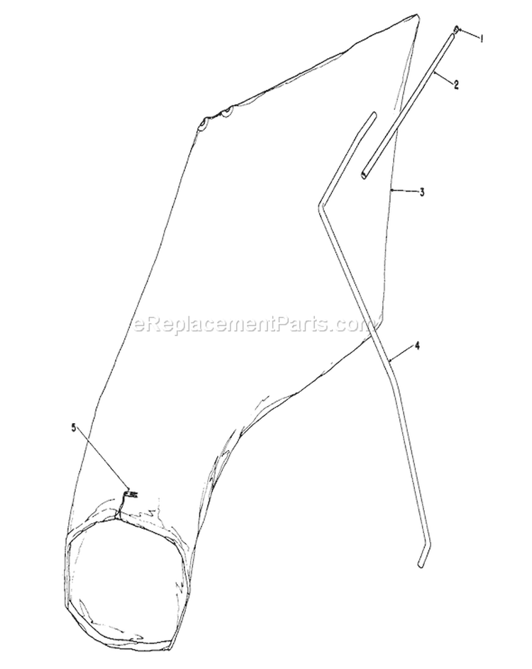 Giant Bagging Kit No. 29-9750 Diagram and Parts List for 16212WG 0000001-0999999 - 1990 Toro Lawn Mower