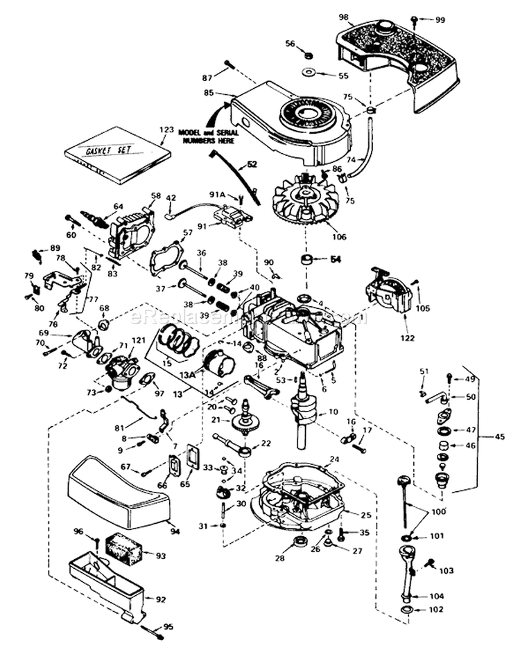 Page D Diagram and Parts List for 16297 3000001-3999999 - 1983 Toro Lawn Mower