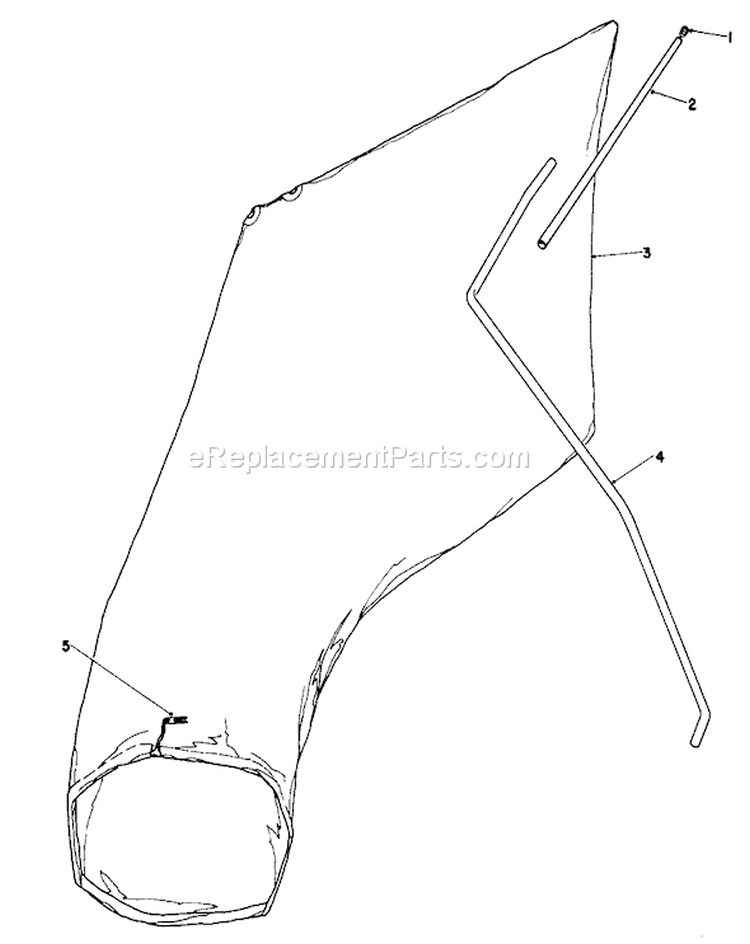 Giant Bagging Kit Diagram and Parts List for 16350 9000001-9999999 - 1979 Toro Lawn Mower