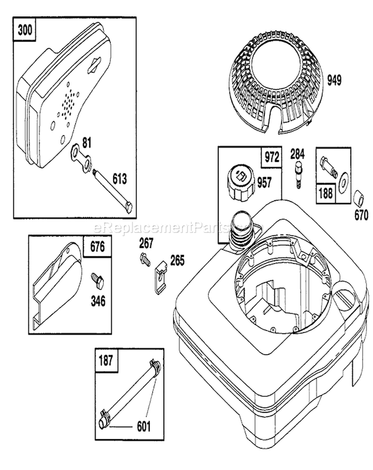 Page H Diagram and Parts List for 16400 2000001-2999999 - 1992 Toro Lawn Mower