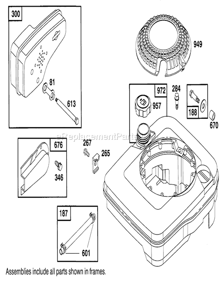 Page G Diagram and Parts List for 16400 4900001-4999999 - 1994 Toro Lawn Mower