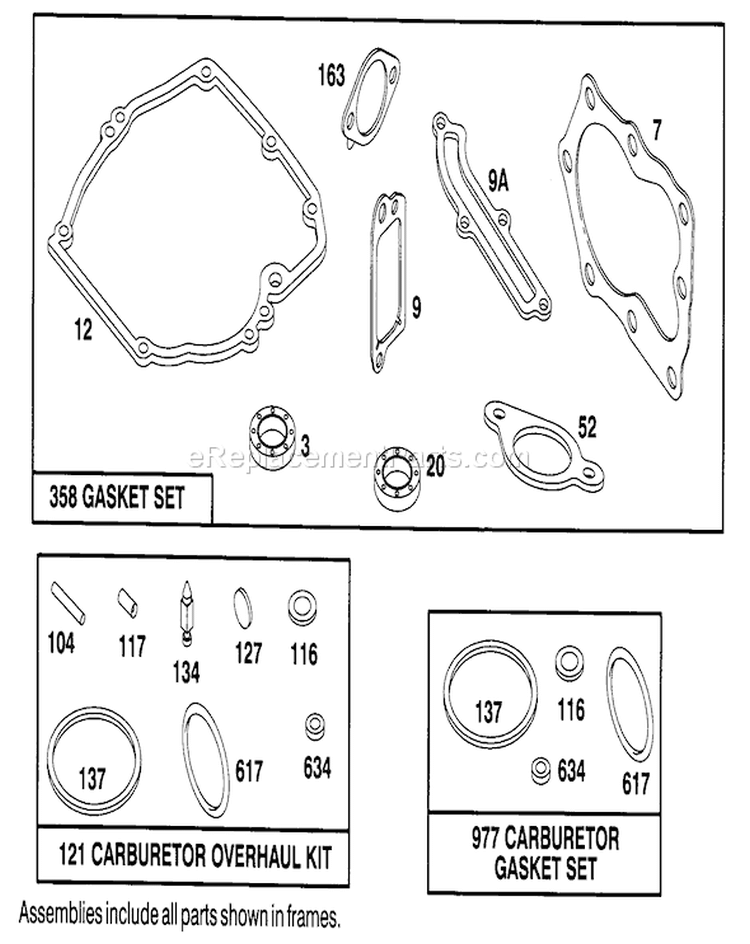 Page H Diagram and Parts List for 16400 4900001-4999999 - 1994 Toro Lawn Mower
