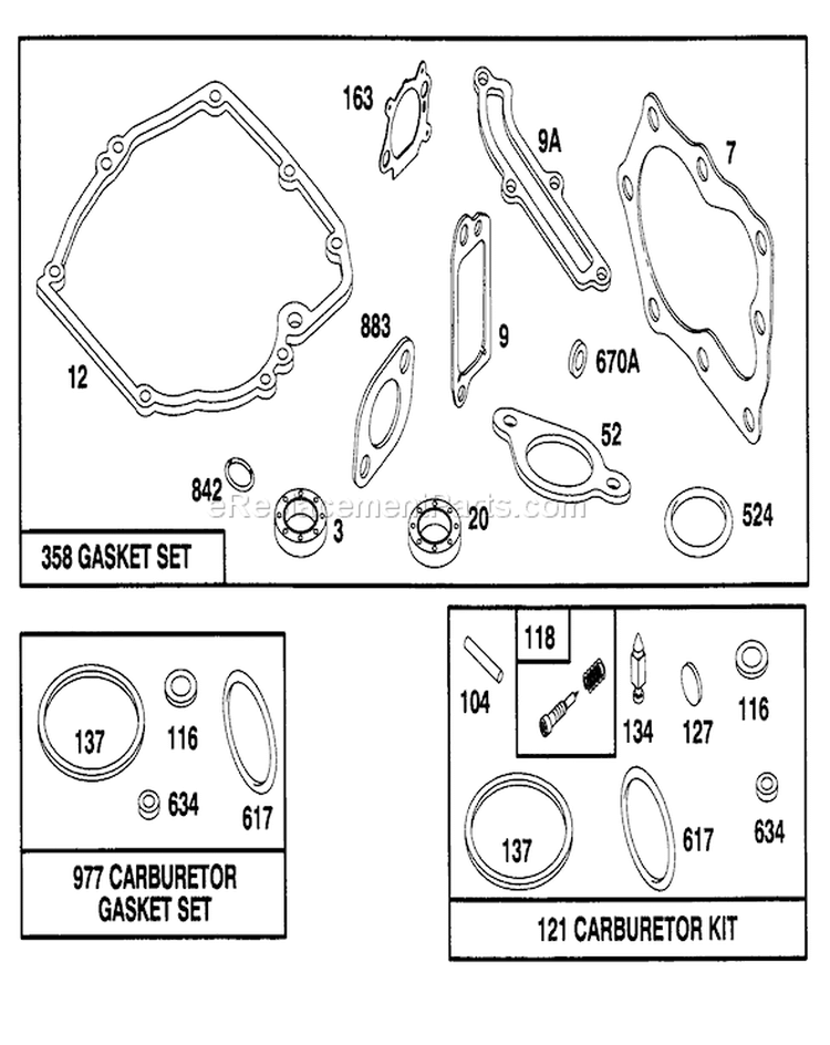 Page J Diagram and Parts List for 16400 6900001-6999999 - 1996 Toro Lawn Mower