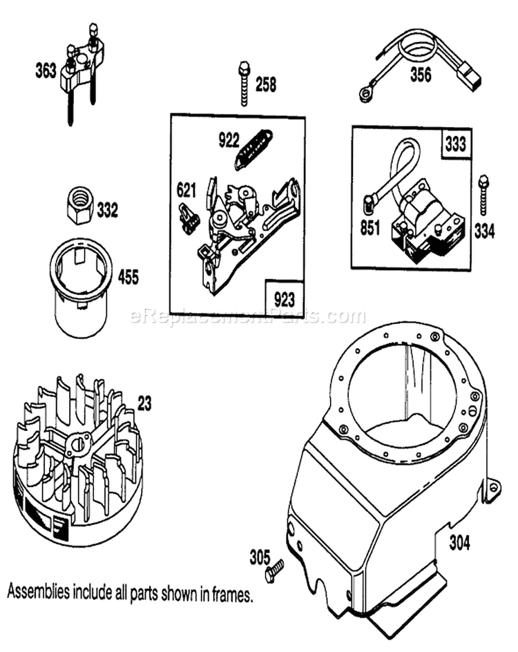Page H Diagram and Parts List for 16401 39000001-39999999 - 1993 Toro Lawn Mower