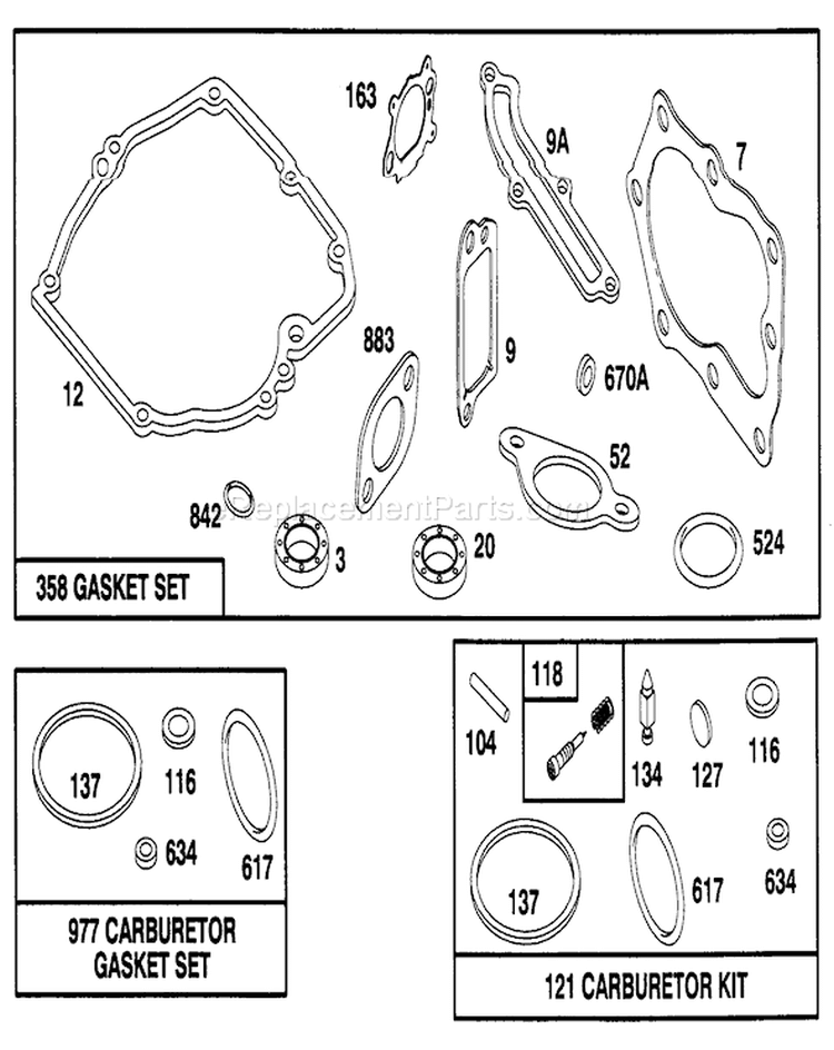 Page J Diagram and Parts List for 16401 7900001-7999999 - 1997 Toro Lawn Mower